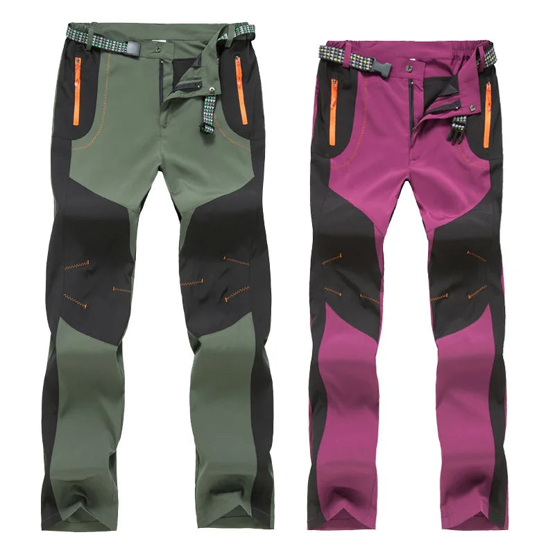 Women Spring Summer Hiking Thin Stretch Pants Sport Outdoor Fishing Climbing Camping Trousers