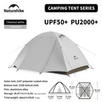 Naturehike Camping Tent 2-3 People Waterproof UPF50+ Camping Tent Outdoor Ultralight