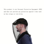 Mosquito Net with Face Mask | Insect Protection for Fishing and Hunting