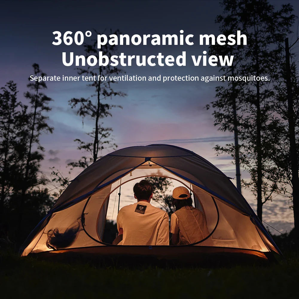 Naturehike Camping Tent 2-3 People Waterproof UPF50+ Camping Tent Outdoor Ultralight