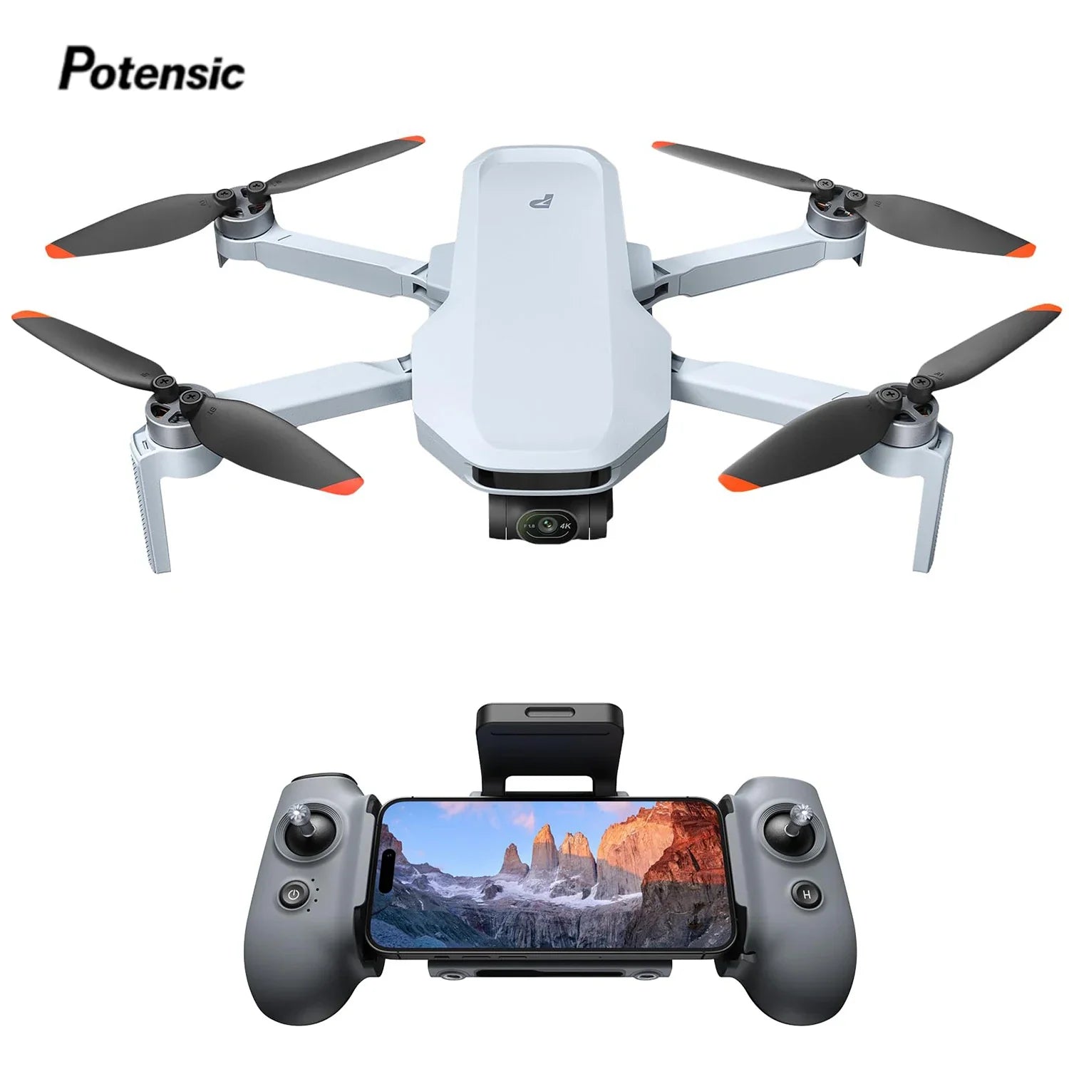 Potensic ATOM 2 Camera Drone With 4K HDR Video And 3-Axis Gimbal