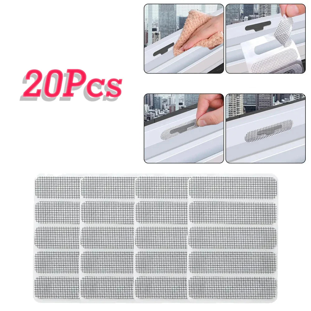 5/10/20Pcs Window Screen Repair Sticker Window Net Anti-mosquito Mesh Door
