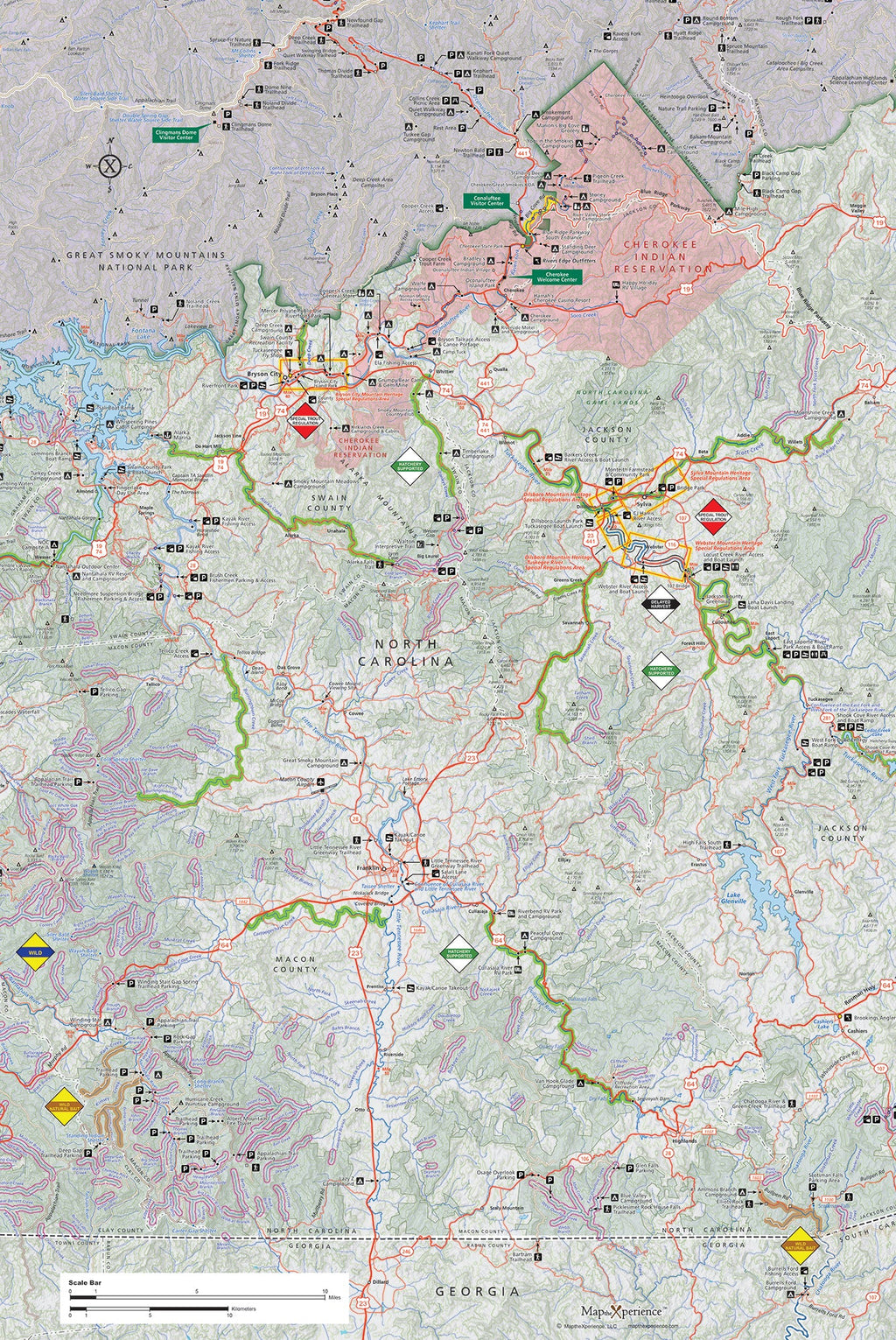 Western North Carolina Fly Fishing Map | Public Access Guide