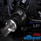 Adjustable USB Rechargeable IR Sensor Super Bright Headlight Battery For Long Working Time LED Headlamp Fishing  Waterproof Head Light Lamp Perfect For Running  Camping
