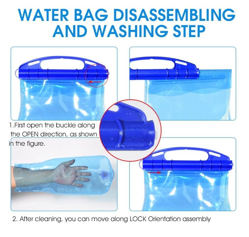 Bike Bags Portable Waterproof Backpack Cycling Water Bag Outdoor Sport Climbing Hiking
