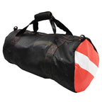 Scuba Choice Collapsible Mesh Duffle Bag for Dive Equipment w/Shoulder Strap, Red