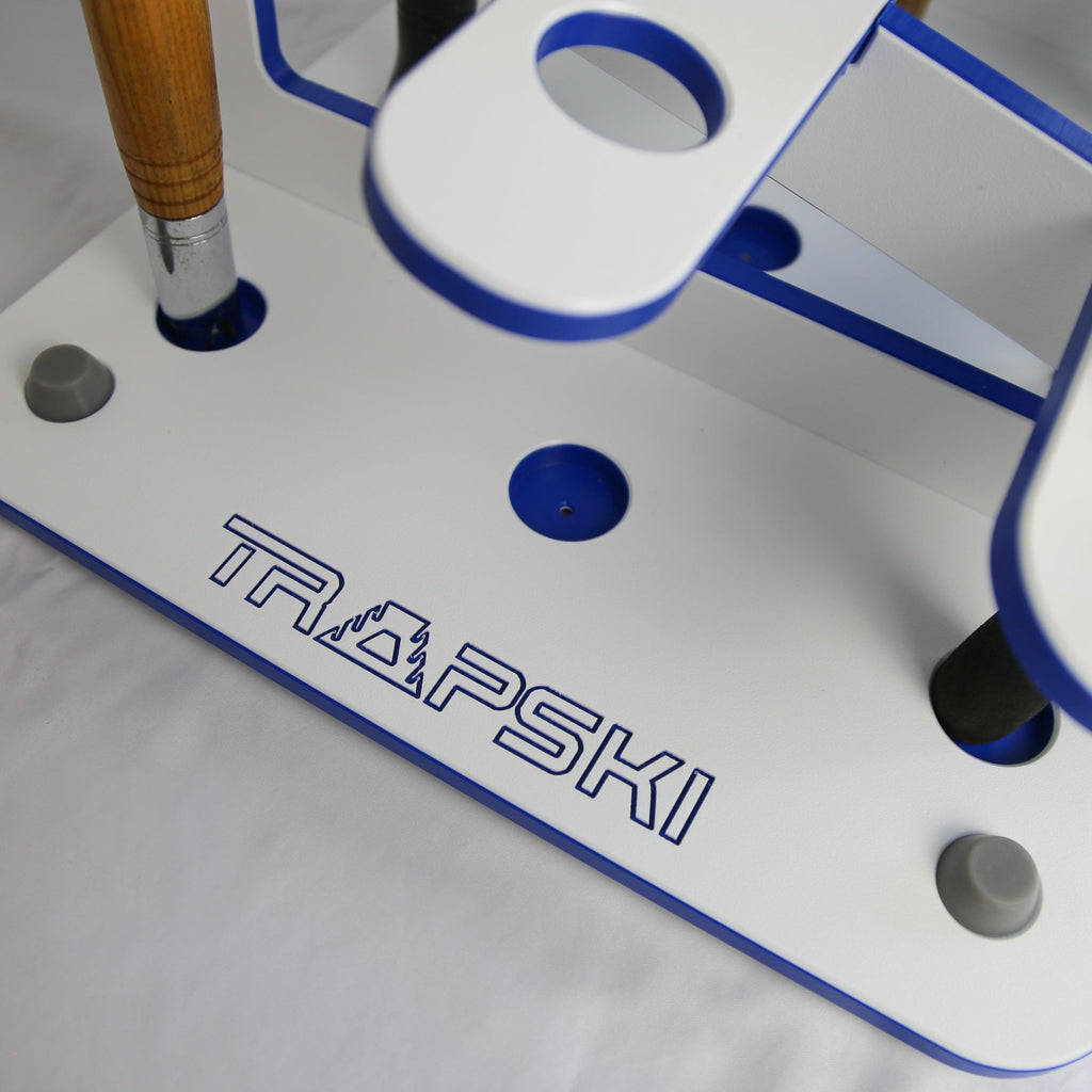 Made in the USA Fishing Rod Rack | 12 Pole Waterproof Wash-down | Dock, Garage, Boat Storage