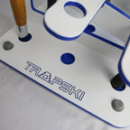 Made in the USA Fishing Rod Rack | 12 Pole Waterproof Wash-down | Dock, Garage, Boat Storage