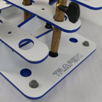 Made in the USA Fishing Rod Rack | 12 Pole Waterproof Wash-down | Dock, Garage, Boat Storage