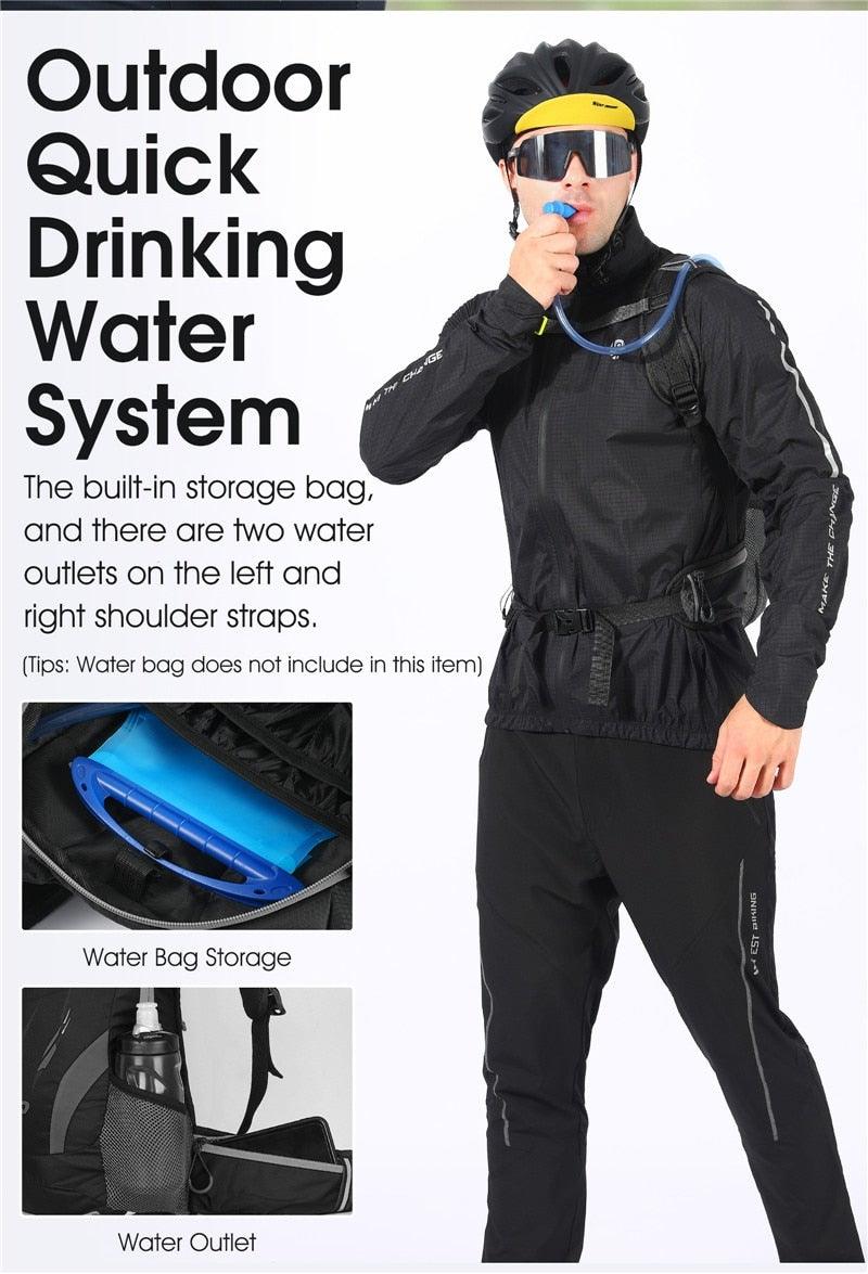 Bike Bags Portable Waterproof Backpack Cycling Water Bag Outdoor Sport Climbing Hiking