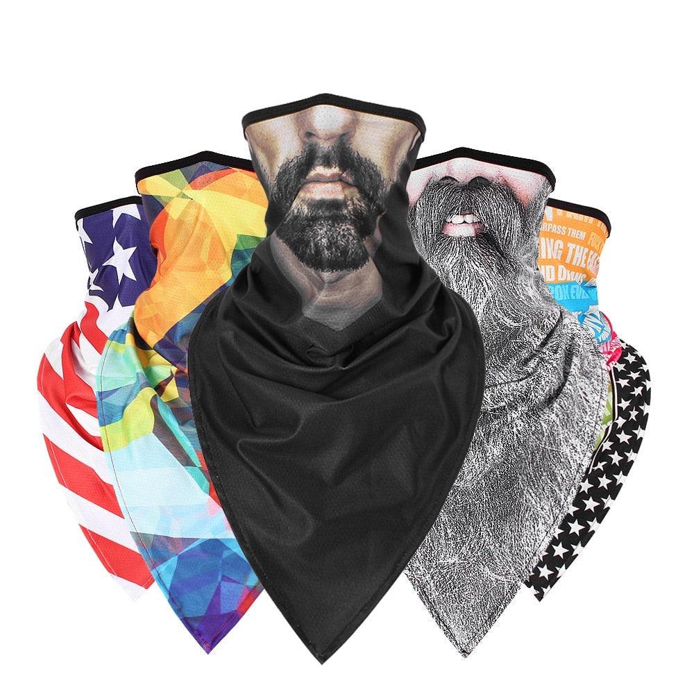 Summer Breathable Mesh Bandana Running Cycling Face Mask Hunting