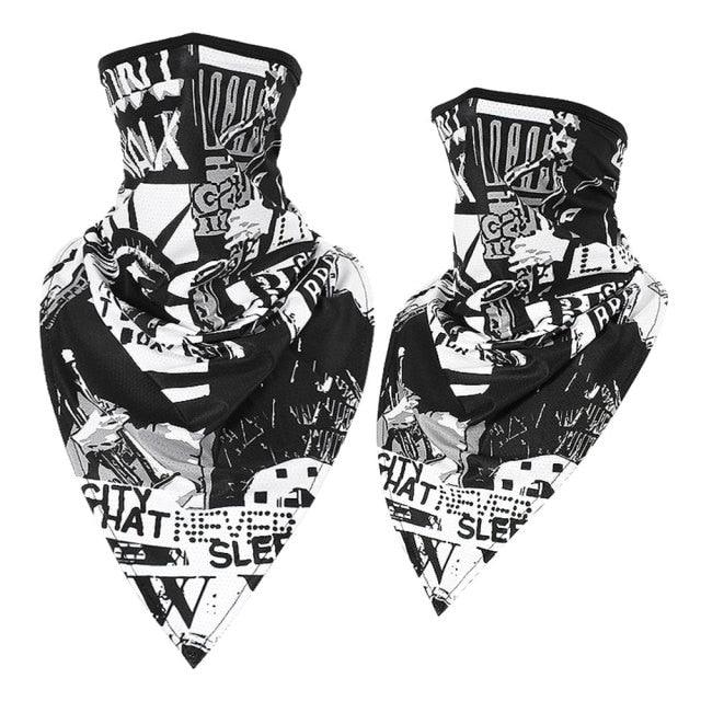 Summer Breathable Mesh Bandana Running Cycling Face Mask Hunting