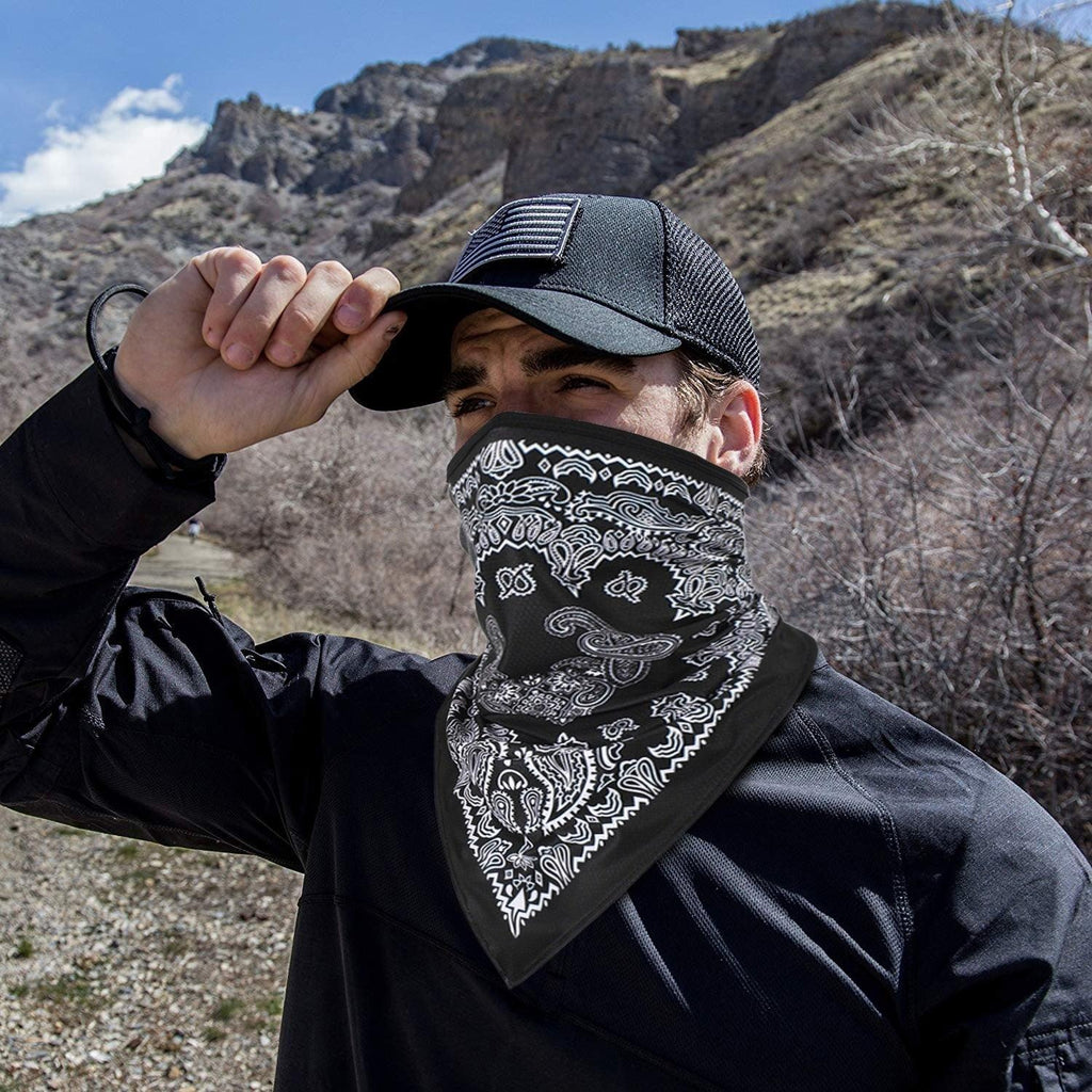 Summer Breathable Mesh Bandana Running Cycling Face Mask Hunting