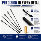 TOTA | Fletched Crossbow Bolts | The Bolt | Fletched 2" Vanes