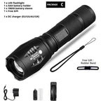 Waterproof Z45 Led Flashlight Ultra Bright Waterproof MINI Torch T6/L2/V6 zoomable