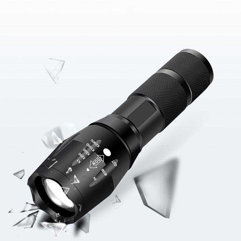 Waterproof Z45 Led Flashlight Ultra Bright Waterproof MINI Torch T6/L2/V6 zoomable