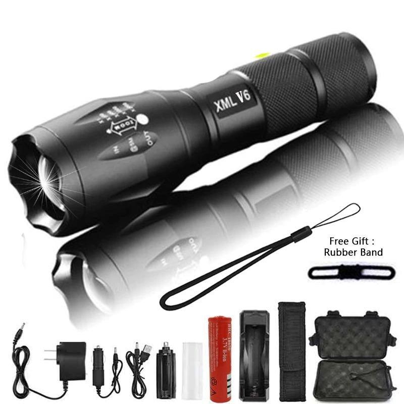Waterproof Z45 Led Flashlight Ultra Bright Waterproof MINI Torch T6/L2/V6 zoomable
