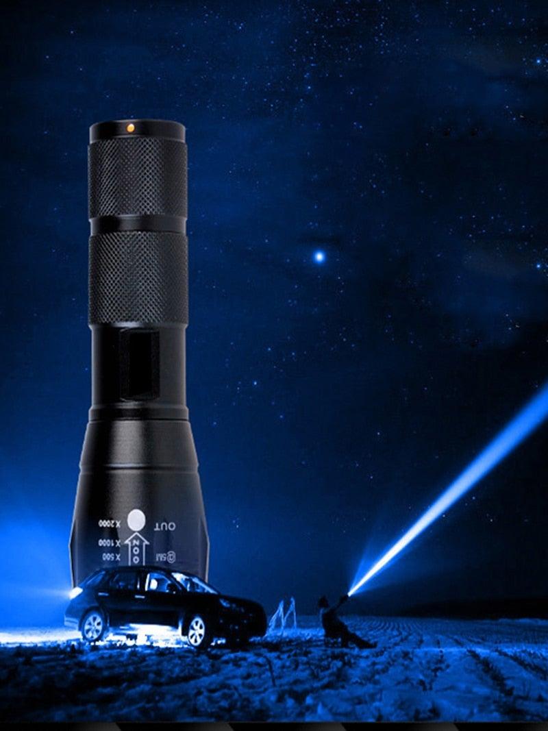 Waterproof Z45 Led Flashlight Ultra Bright Waterproof MINI Torch T6/L2/V6 zoomable