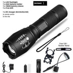 Waterproof Z45 Led Flashlight Ultra Bright Waterproof MINI Torch T6/L2/V6 zoomable