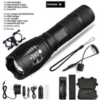 Waterproof Z45 Led Flashlight Ultra Bright Waterproof MINI Torch T6/L2/V6 zoomable