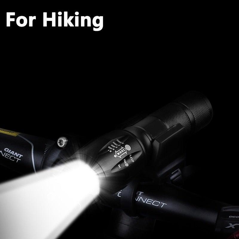 Waterproof Z45 Led Flashlight Ultra Bright Waterproof MINI Torch T6/L2/V6 zoomable