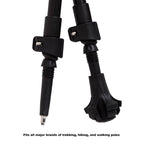 Four Pack of Extra Durable Rubber Replacement Tips (Replacement Feet Paws Trekking Poles - Most Hiking