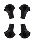 Four Pack of Extra Durable Rubber Replacement Tips (Replacement Feet Paws Trekking Poles - Most Hiking